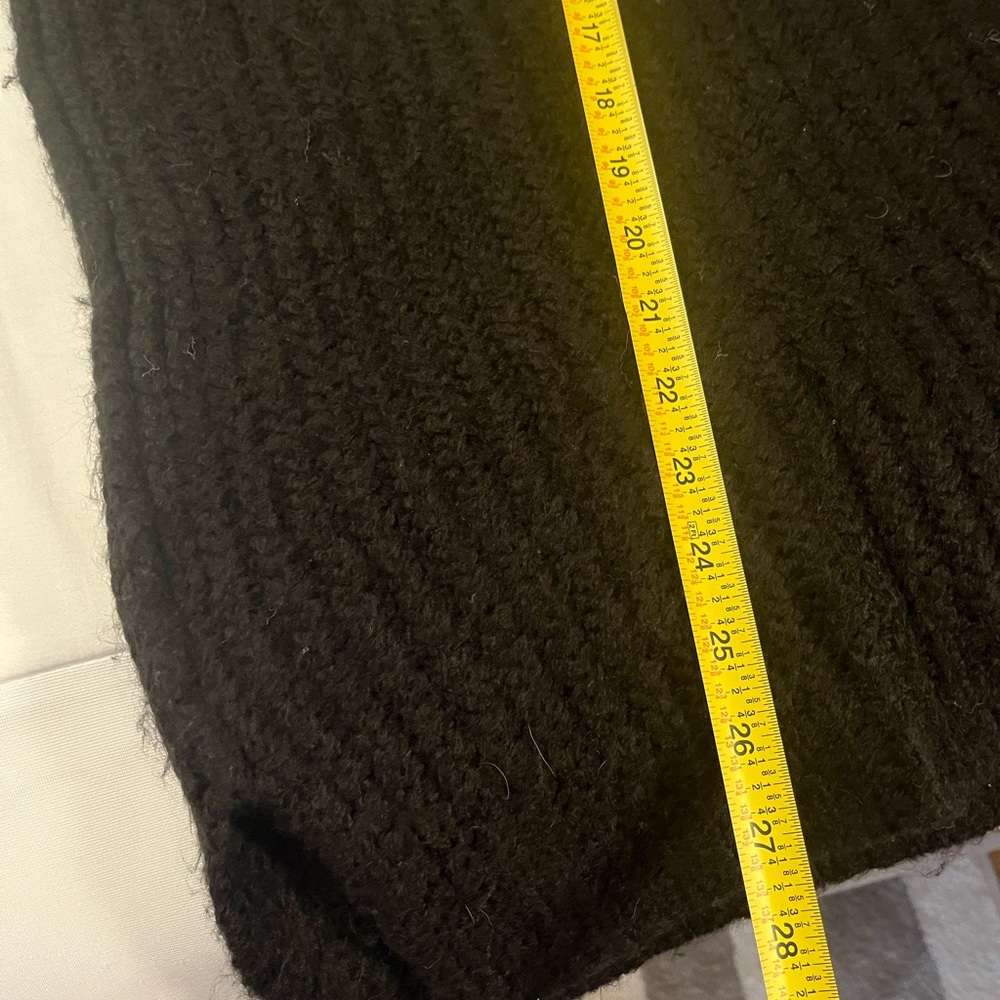 Free People XL Black Oversized Sweater - Picture 6 of 8